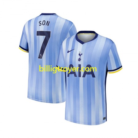 Billige Fotballdrakter Tottenham Hotspur Son Heung-Min 7 Bortedraktsett 2024/25 Kortermet